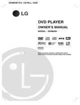 LG DV8600H User manual