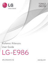 LG E986 User manual