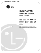 LG DV8600E1CM Owner's manual