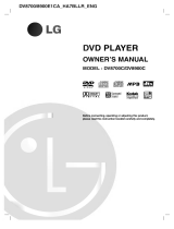 LG DV8700C Owner's manual