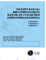 LG V-KC402HTUQ Owner's manual