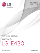 LG LGE430.ASWSWH User manual