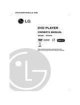 LG DVX-276 User manual