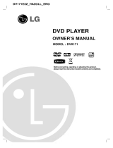 LG DVX-171 User manual