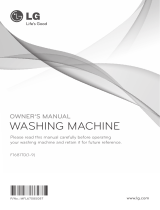 LG F1681TD Waschmaschine User manual
