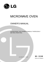 LG MS-1924W User manual