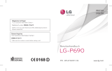 LG LGP690.ATURBK User manual