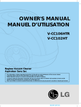 LG V-CC106HTR Owner's manual