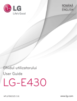 LG LGE430.AHUNWH User manual
