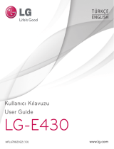 LG LGE430.AESPBK User manual