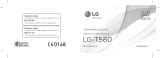LG LGT580 User manual
