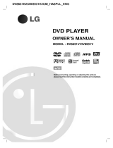 LG DV8631V Owner's manual