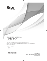 LG 42LB580V Owner's manual