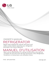 LG GR-B332RLMC Owner's manual