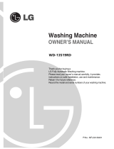 LG WD-13519RD Owner's manual