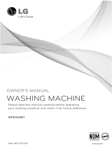 LG WFS1434ET Owner's manual