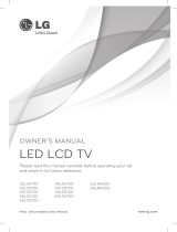 LG 47LS5700 Owner's manual
