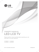LG 55LM8650 Owner's manual