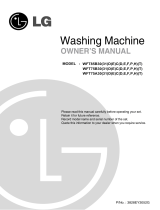 LG WFT85B30EHT Owner's manual