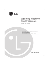 LG WF-T1503TP Owner's manual