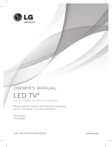LG 42LN5390 Owner's manual