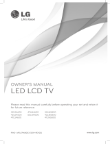LG 47LM4600 Owner's manual