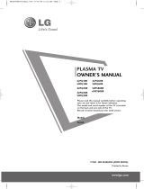 LG 50PQ30R User manual