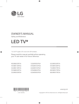 LG 55SM8100PDA Owner's manual
