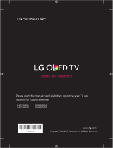 LG OLED65W8PDA User manual
