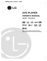 LG DVE-8421N Owner's manual