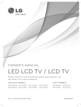 LG 42CS460 User manual
