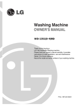 LG WD-13517RD User manual