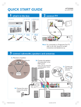 Philips HTS3500S/98 Quick start guide