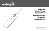 Waterpik Black Cordless Express Water Flosser Owner's manual