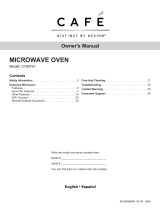 Cafe CVM721M2NS5 Owner's manual