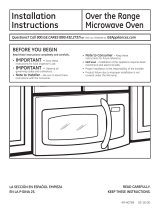 GE CVM9179ELDS Installation guide