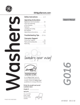 GE GTWS8455DMC Owner's manual