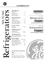 GEAppliances SIDE-BY-SIDE REFRIRATOR 22 Owner's manual