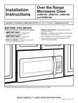 GE Appliances RVM5160DHWW Installation guide