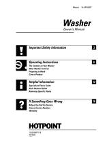 GE VLXR1020AWO Owner's manual