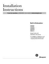 GE ZBD0710KSS Installation guide