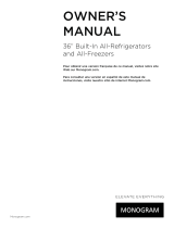 Monogram ZIRS360NHLH User manual