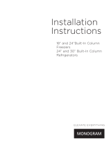 Monogram  ZIF180NPKII  Installation guide