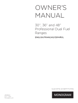 GE Monogram ZDP486NDPSS Owner's manual