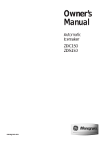 Monogram ZDIS150WSS Owner's manual