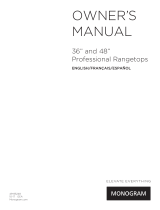 Monogram GEZGU486NDPSS Owner's manual
