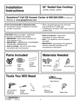 GE JGP932CECCC Installation guide