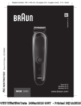 Braun MGK 3080 User manual