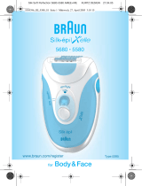 Braun 5680, 5580, Silk-épil X'elle Body&Face User manual