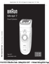 Braun Dual Epilator 7-751 WD, 7-721 WD, Silk-épil 7 User manual
